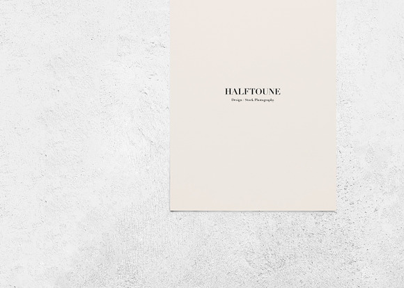 Card Mockup 5x7 Stone Background in Graphics - product preview 2