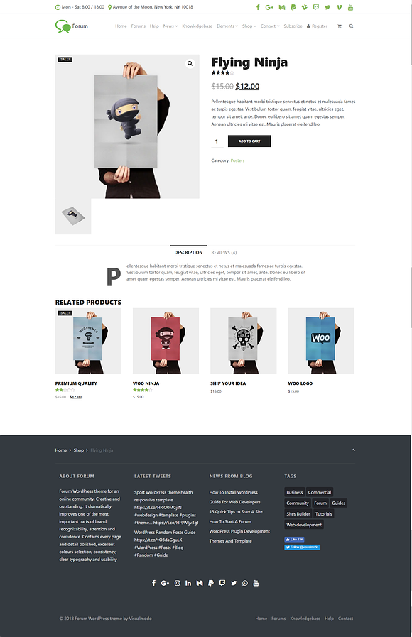 Forum WordPress Theme in WordPress Business Themes - product preview 21