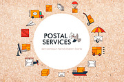 Set of elements "Postal services"