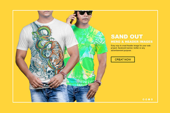 Mens Tshirt Mockup Vol 1.5.1.2 in Product Mockups - product preview 3