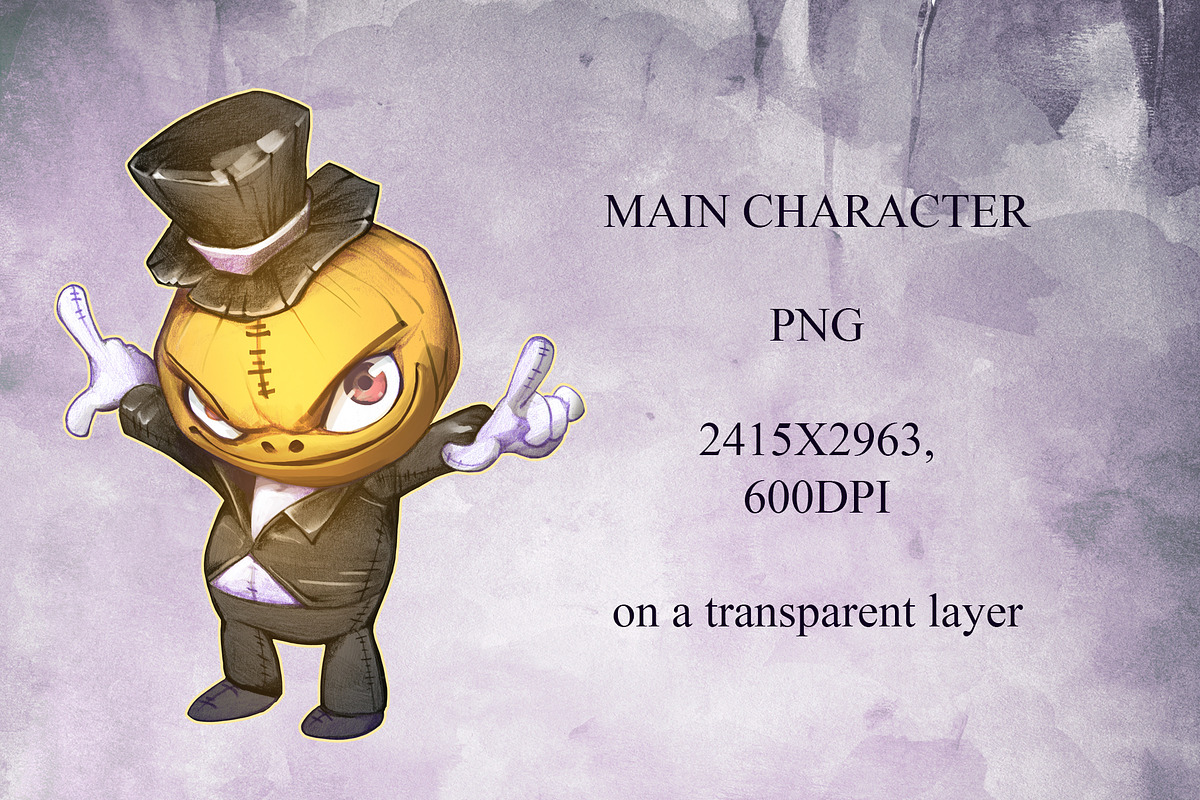 Halloween Wizard PNG in Illustrations - product preview 8