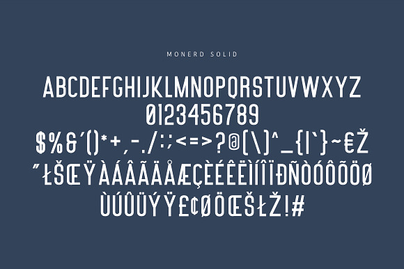 Monerd - Simply Sans Serif in Outline Fonts - product preview 10