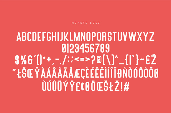 Monerd - Simply Sans Serif in Outline Fonts - product preview 11