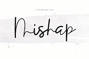 Mishap - A Handmade Font