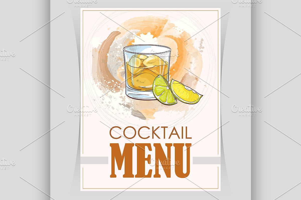 Vector flyer, cover menu in Illustrations - product preview 8