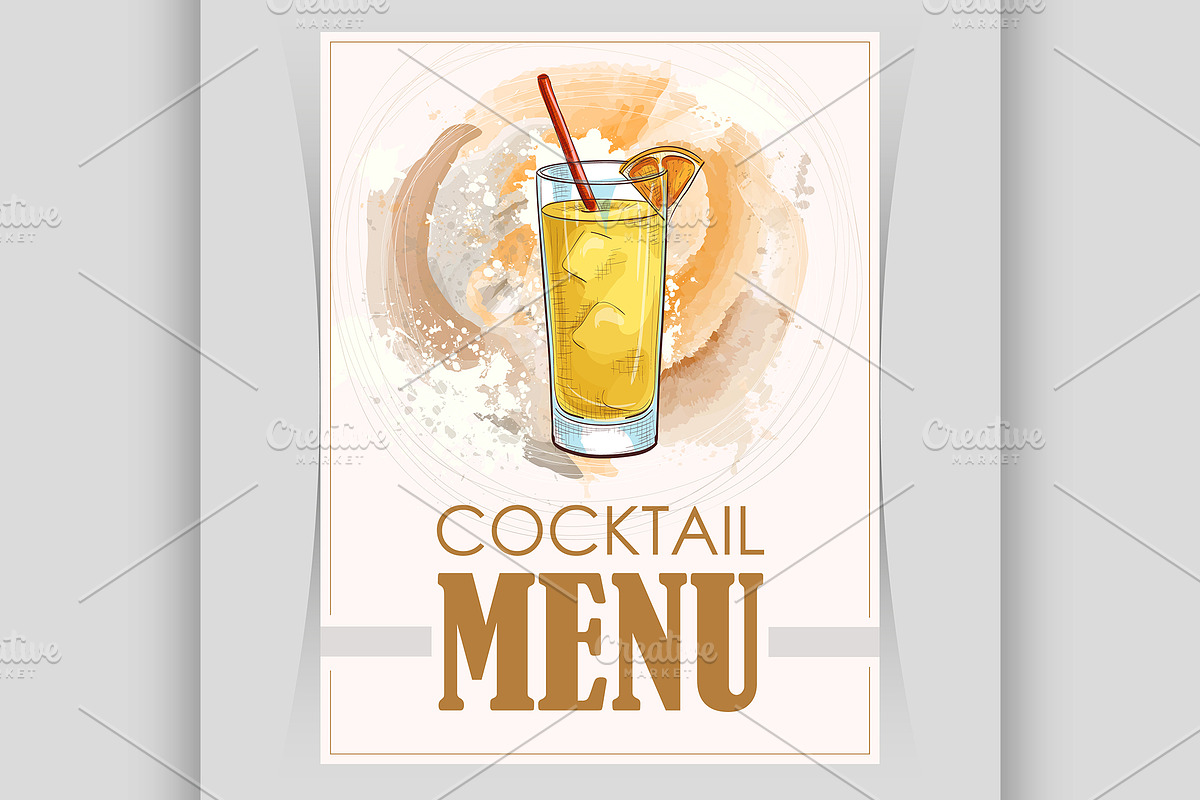 Vector flyer, cover menu in Illustrations - product preview 8