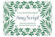 Amy Script Hand Lettered Font