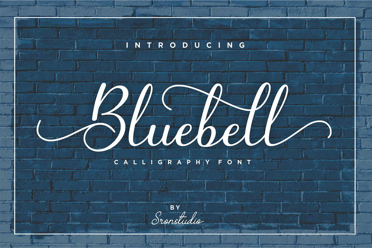 Bluebell - Calligraphy Font in Urban Fonts - product preview 8