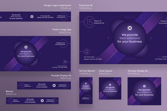 Banners Pack | Marketing Agency in Templates - product preview 1