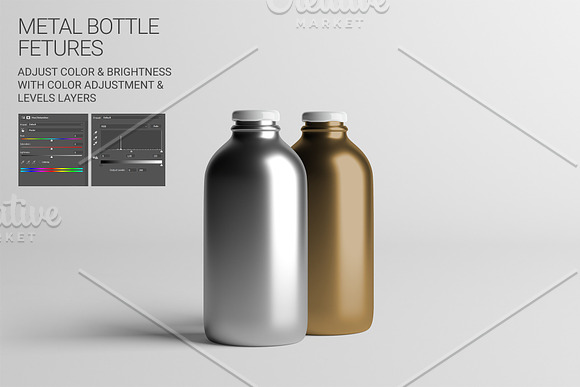 Juice Bottle Mockup in Product Mockups - product preview 6