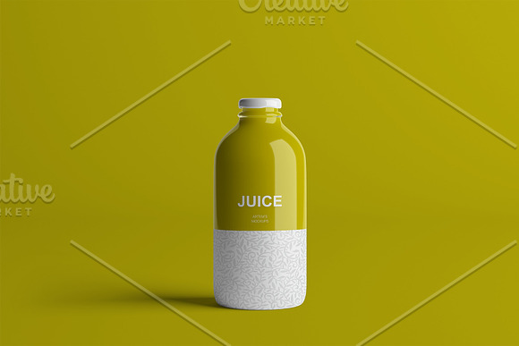 Juice Bottle Mockup in Product Mockups - product preview 13
