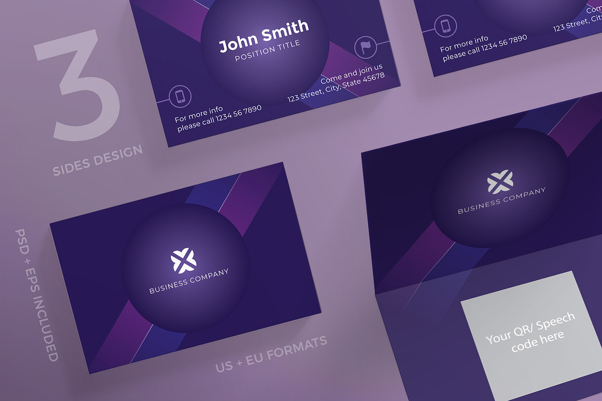 Business Cards | Marketing Agency in Business Card Templates - product preview 8