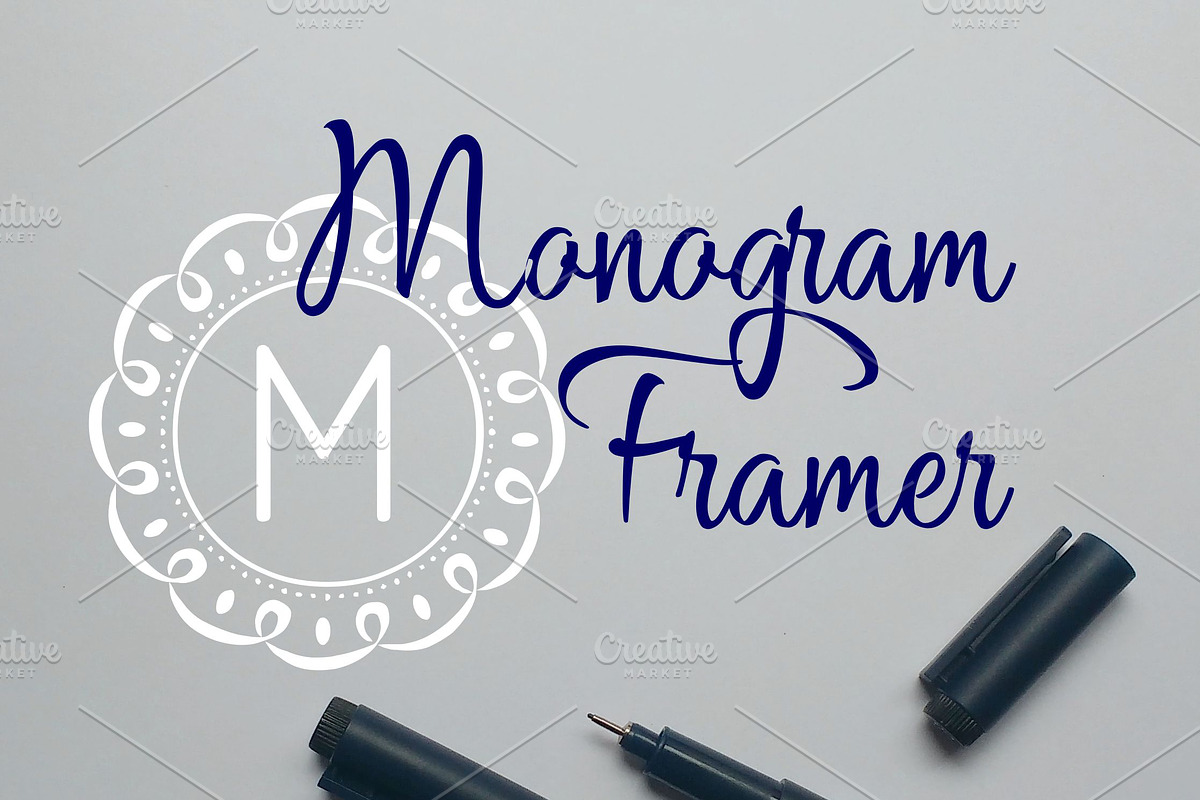 Monogram Framer in Monogram Fonts - product preview 8