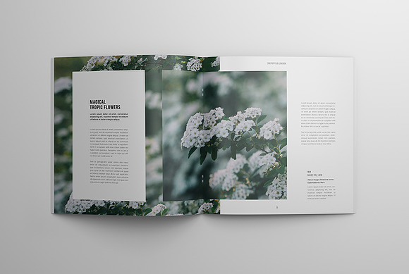 Floral Portfolio in Brochure Templates - product preview 12