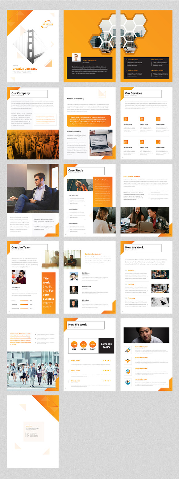 Brochure Template - 16 Pages in Brochure Templates - product preview 2