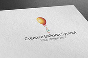 Creative Balloon Symbol Logo