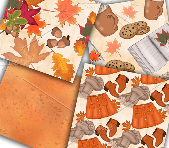 Happy Fall Autumn Design Kit in Illustrations - product preview 8