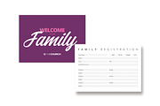 Family Registration Card Template