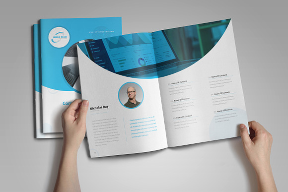 Brochure Design: 16 Pages in Brochure Templates - product preview 1