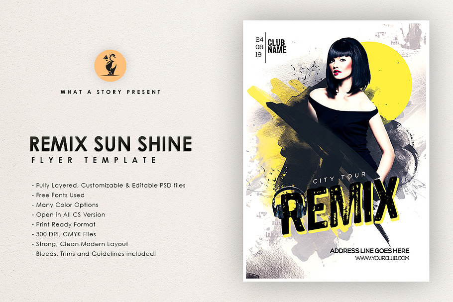 Remix Sun Shine in Flyer Templates - product preview 8