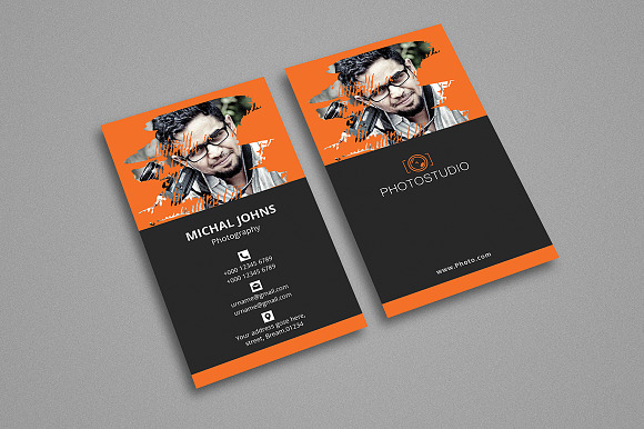 Photography Business Card in Business Card Templates - product preview 2