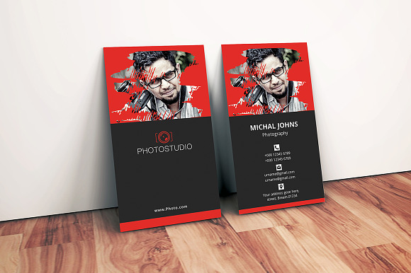 Photography Business Card in Business Card Templates - product preview 5