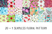20+1 Floral Seamless Pattern