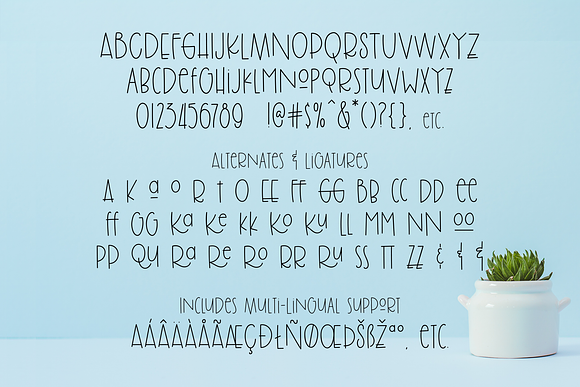 Brolly Fight, an off kilter font in Art Deco Fonts - product preview 9