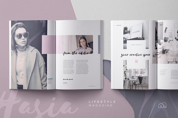 Hasia - Lifestyle Magazine in Magazine Templates - product preview 5