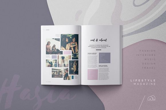Hasia - Lifestyle Magazine in Magazine Templates - product preview 6
