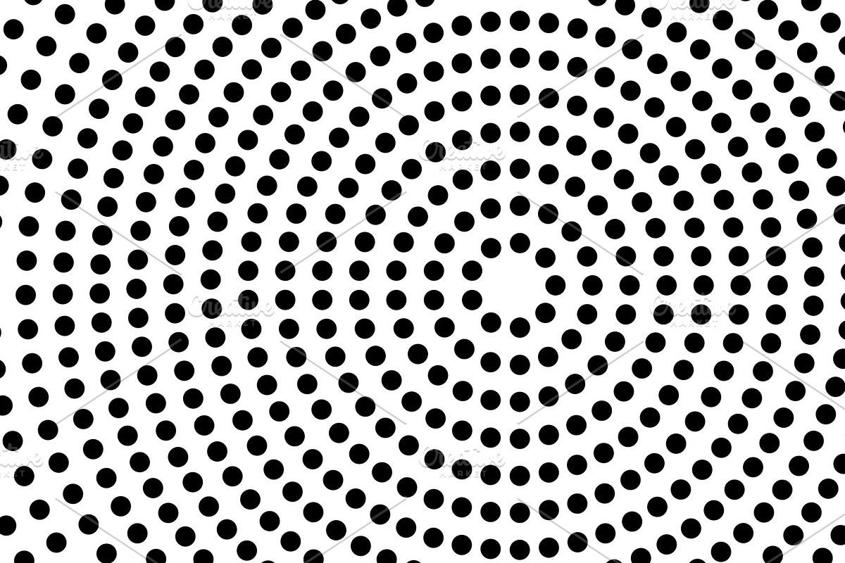 Circles shape a black and white tunn in Illustrations - product preview 8