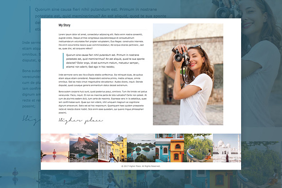 Nomadic - Travel Blog Theme in WordPress Blog Themes - product preview 2