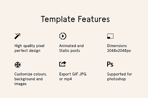 Instagram Animated Posts - Minimal in Instagram Templates - product preview 1