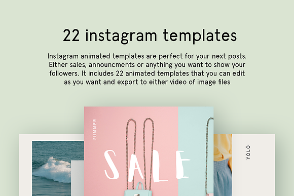 Instagram Animated Posts - Minimal in Instagram Templates - product preview 4