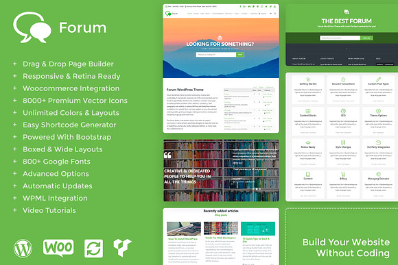Forum WordPress Theme in WordPress Business Themes - product preview 25