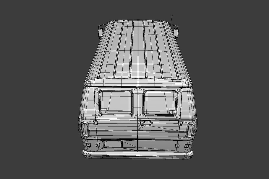 Retro Van in Vehicles - product preview 2