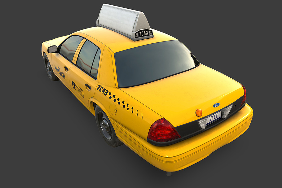 New York Taxi in Vehicles - product preview 5
