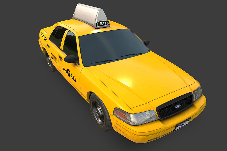 New York Taxi in Vehicles - product preview 6