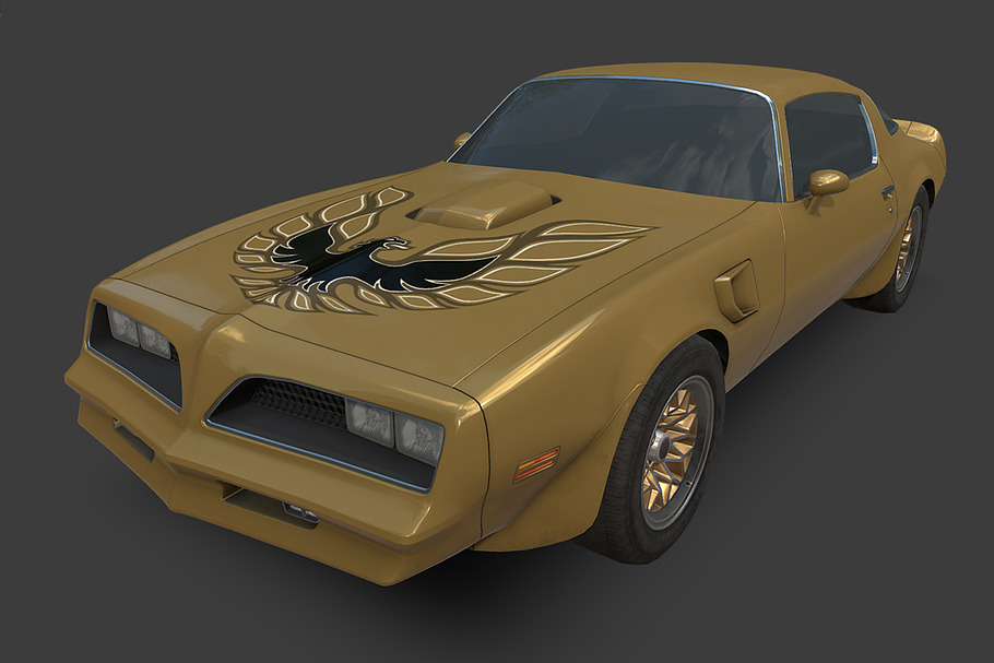 1977 Pontiac Firebird in Vehicles - product preview 9