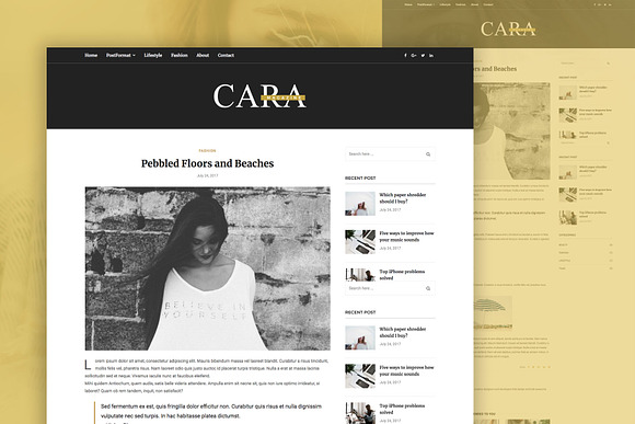 Cara - Magazine WordPress Theme in WordPress Magazine Themes - product preview 3