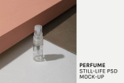 Perfume Still-life PSD Mock-Up