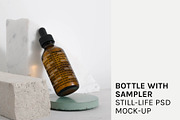 Bottle with Sampler PSD Mock-up
