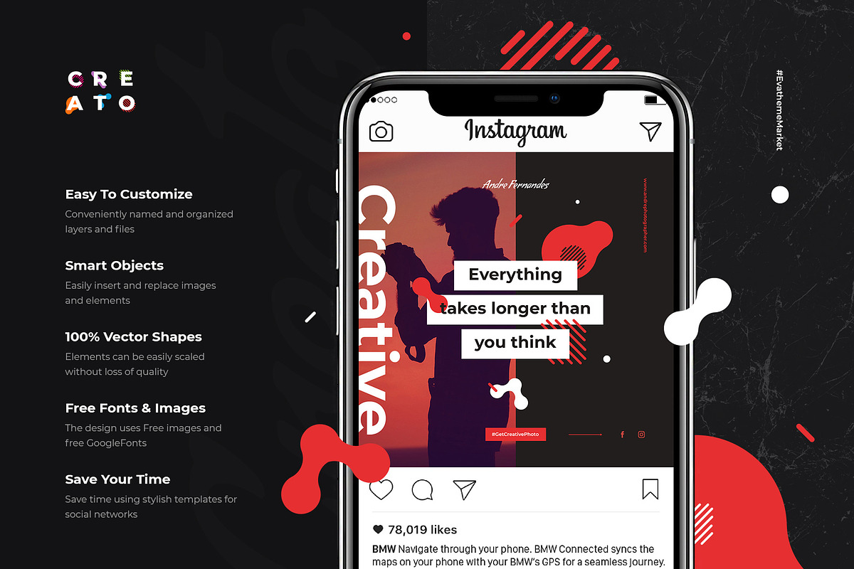 Creato Social Media Templates in Instagram Templates - product preview 8