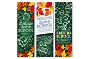 Back to School education banners