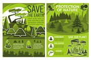 Save Earth poster of environment