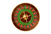 Casino roulette wheel 3d gamble game