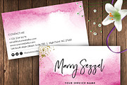 Ombre Watercolour Name Card – ID54