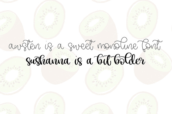 Sushanna & Awsten in Script Fonts - product preview 3