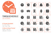 Time & Schedule Filled Icon