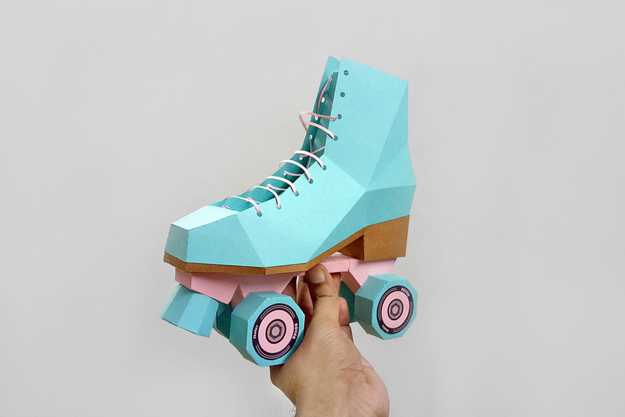 DIY Roller Skates - 3d papercraft